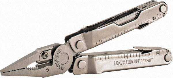 Leatherman - 17 Piece, Multi-Tool Set - Gray, 6-1/4" OAL, 4" Closed Length - Strong Tooling