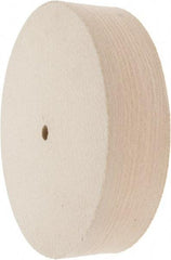 Value Collection - 8" Diam x 2" Thick Unmounted Buffing Wheel - 1 Ply, Polishing Wheel, 1/2" Arbor Hole, Hard Density - Strong Tooling