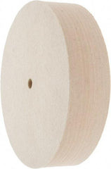 Value Collection - 8" Diam x 2" Thick Unmounted Buffing Wheel - 1 Ply, Polishing Wheel, 1/2" Arbor Hole, Medium Density - Strong Tooling