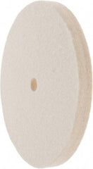 Value Collection - 6" Diam x 1/2" Thick Unmounted Buffing Wheel - 1 Ply, Polishing Wheel, 1/2" Arbor Hole, Soft Density - Strong Tooling