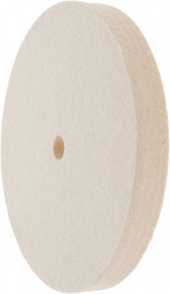 Value Collection - 6" Diam x 3/4" Thick Unmounted Buffing Wheel - 1 Ply, Polishing Wheel, 1/2" Arbor Hole, Soft Density - Strong Tooling