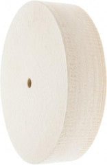 Value Collection - 8" Diam x 2" Thick Unmounted Buffing Wheel - 1 Ply, Polishing Wheel, 1/2" Arbor Hole, Soft Density - Strong Tooling