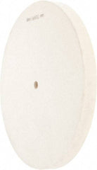 Value Collection - 10" Diam x 3/4" Thick Unmounted Buffing Wheel - 1 Ply, Polishing Wheel, 1/2" Arbor Hole, Hard Density - Strong Tooling