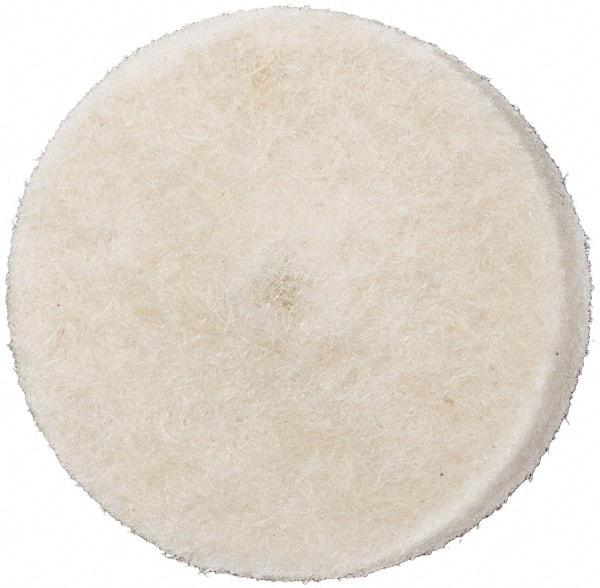 Value Collection - 1/2" Diam x 1/8" Thick Unmounted Buffing Wheel - 1 Ply, Polishing Wheel, 1/8" Arbor Hole, Medium Density - Strong Tooling