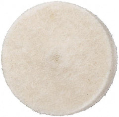 Value Collection - 1/2" Diam x 1/8" Thick Unmounted Buffing Wheel - 1 Ply, Polishing Wheel, 1/8" Arbor Hole, Medium Density - Strong Tooling