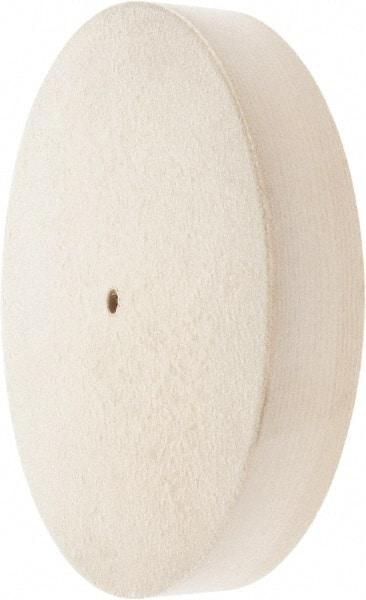 Value Collection - 12" Diam x 2" Thick Unmounted Buffing Wheel - 1 Ply, Polishing Wheel, 1/2" Arbor Hole, Hard Density - Strong Tooling