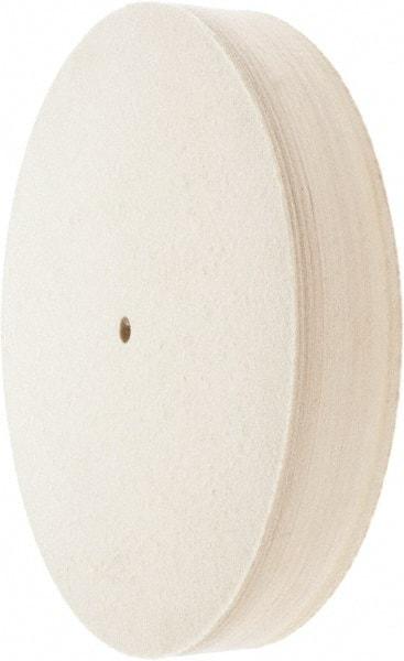 Value Collection - 12" Diam x 2" Thick Unmounted Buffing Wheel - 1 Ply, Polishing Wheel, 1/2" Arbor Hole, Medium Density - Strong Tooling