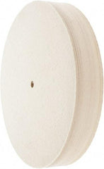 Value Collection - 12" Diam x 2" Thick Unmounted Buffing Wheel - 1 Ply, Polishing Wheel, 1/2" Arbor Hole, Medium Density - Strong Tooling