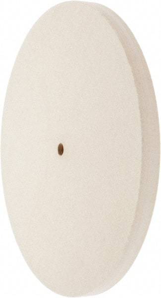 Value Collection - 12" Diam x 3/4" Thick Unmounted Buffing Wheel - 1 Ply, Polishing Wheel, 1/2" Arbor Hole, Hard Density - Strong Tooling