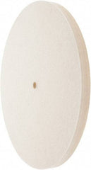 Value Collection - 12" Diam x 3/4" Thick Unmounted Buffing Wheel - 1 Ply, Polishing Wheel, 1/2" Arbor Hole, Soft Density - Strong Tooling