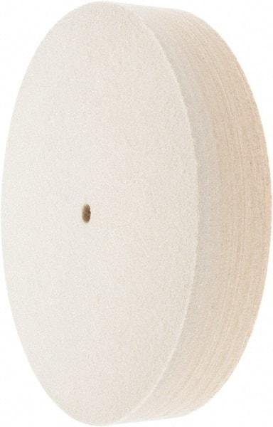 Value Collection - 10" Diam x 2" Thick Unmounted Buffing Wheel - 1 Ply, Polishing Wheel, 1/2" Arbor Hole, Soft Density - Strong Tooling