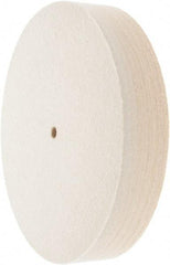 Value Collection - 10" Diam x 2" Thick Unmounted Buffing Wheel - 1 Ply, Polishing Wheel, 1/2" Arbor Hole, Soft Density - Strong Tooling