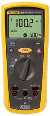 Fluke - Backlight Display, 2,000 Megohm Electrical Insulation Resistance Tester & Megohmmeter - 1,000 VDC Max Test Voltage, Powered by AA Battery - Strong Tooling