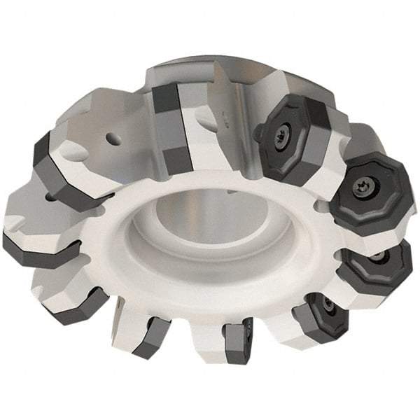 Iscar - 172mm Cut Diam, 40mm Arbor Hole, 5.5mm Max Depth of Cut, 45° Indexable Chamfer & Angle Face Mill - 15 Inserts, ONH.. Insert, Right Hand Cut, 15 Flutes, Series 16Mill - Strong Tooling