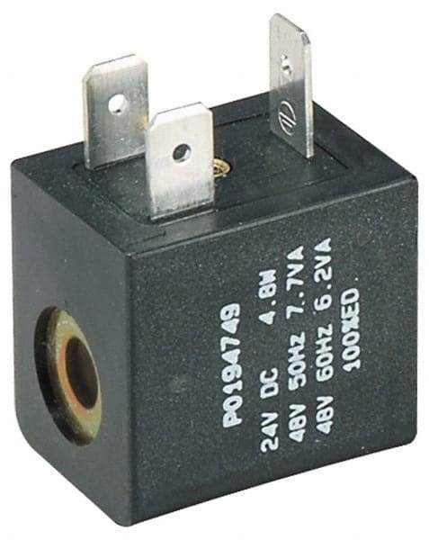 Parker - 12 DC Volt, Class F, Solenoid Coil - 5.5 Watt, IP 65 Enclosure, Use with Parker B Series Viking Valve - Strong Tooling