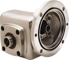 Boston Gear - 1-3/4 Centerline Distance, 40:1, 44 RPM Output, 0.57 Input Horsepower, 609 Lbs. Max Torque, Speed Reducer - Part No. SSHF71840KB5HSP16, 1" Shaft Diam, Hollow Shaft, 5/8" Bore, 3.81" High, 56C NEMA - Strong Tooling