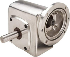 Boston Gear - 2.06 Centerline Distance, 10:1, 175 RPM Output, 2.34 Input Horsepower, 789 Lbs. Max Torque, Speed Reducer - Part No. SSF72110KB7GS, Single Shaft Left, 7/8" Bore, 4.34" High, 140TC NEMA - Strong Tooling