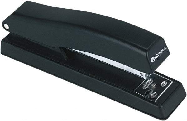 UNIVERSAL - 12 Sheet Full Strip Desktop Stapler - Black - Strong Tooling