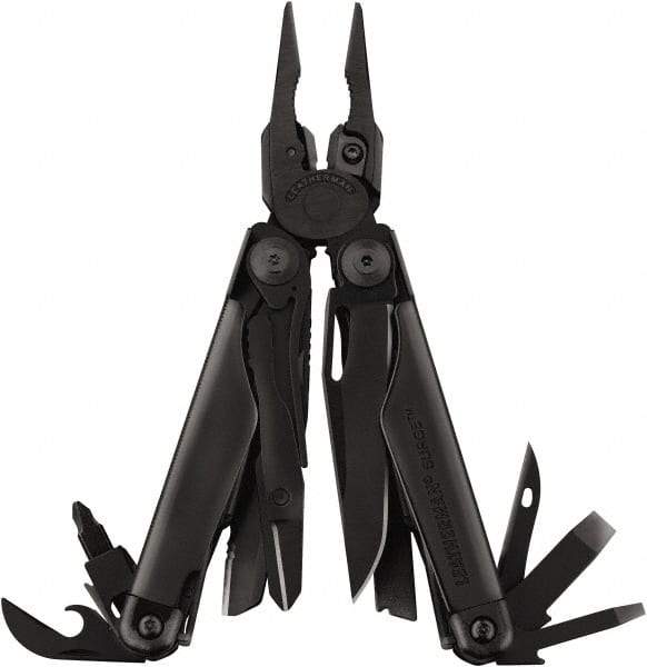 Leatherman - 21 Piece, Multi-Tool Set - Stainless Steel, 7" OAL, 4-3/8" Closed Length - Strong Tooling