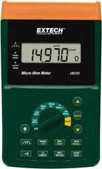 Extech - Digital LCD Display, 600 Megohm Electrical Insulation Resistance Tester & Megohmmeter - Powered by 11.1V Battery & Rechargeable Li-Polymer Battery - Strong Tooling