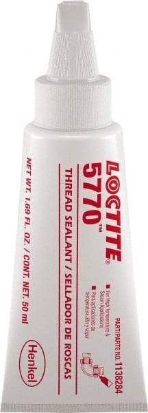 Loctite - 50 mL, White, High Strength Liquid Thread Sealant - 72 Full Cure Time - Strong Tooling