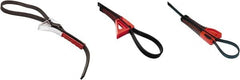 Boa - 6-3/4" Max Pipe Capacity, 25-1/2" Long, Strap Wrench - 6.34" Actual OD, 8" Handle Length - Strong Tooling