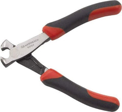 GearWrench - 4-1/4" OAL, 0.049" Capacity, End Cutting Pliers - 0.51" Jaw Length x 1/2" Jaw Width - Strong Tooling