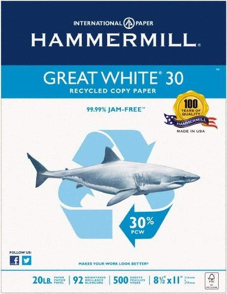 Hammermill - White Copy Paper - Use with Laser Printers, Copiers, Plain Paper Fax Machines - Strong Tooling