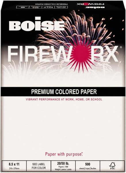 Boise - Colored Copy Paper - Use with Laser Printers, Copiers, Plain Paper Fax Machines - Strong Tooling