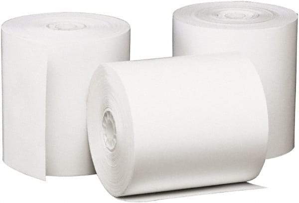 UNIVERSAL - White Adding Machine Paper Rolls - Use with Point of Sale Machines - Strong Tooling