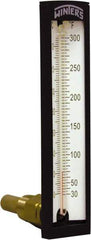 Winters - 30 to 300°F, Industrial Thermometer with Standard Thermowell - 2 Inch Immersion Length, 1-7/8 Inch Stem Length, 6 Inch Long, 1/2 Inch Thread - Strong Tooling