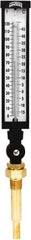 Winters - -15 to 120°F, Industrial Thermometer with Standard Thermowell - 5 Inch Immersion Length, 6 Inch Stem Length, 20 Inch Long, 3/4 Inch Thread - Strong Tooling