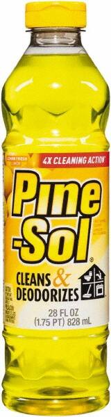 Pine-Sol - 28 oz Bottle All-Purpose Cleaner - Liquid, Lemon - Strong Tooling