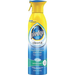 Pledge - 9.7 oz Aerosol All-Purpose Cleaner - Aerosol, Rainshower - Strong Tooling