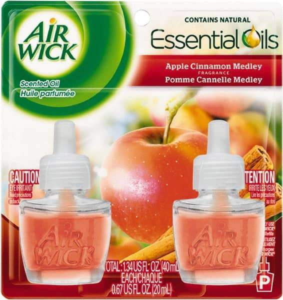 Air Wick - 0.67 oz Air Freshener Dispenser Refill - Apple Cinnamon, Compatible with Air Wick Oil Warmers - Strong Tooling