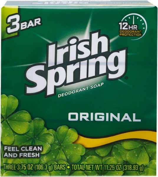 Irish Spring - 3.75 oz Box Bar Soap - Green, Original Scent - Strong Tooling