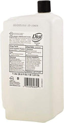 Dial - 1 L Dispenser Refill Liquid Soap - Clear, Pleasant Fragrance Scent - Strong Tooling