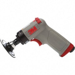 3M - 1 to 4" Disc, 15,000 RPM, Pneumatic Handheld Disc Sander - 22 CFM, 1/4 NPT Inlet, 0.45 hp - Strong Tooling