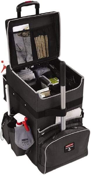 Rubbermaid - Ballistic Nylon Janitor Cart - 14-1/4" Width - Strong Tooling