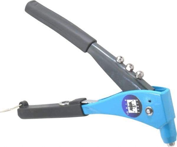 RivetKing - Right Angle Head Hand Riveter - 1/8 to 3/16" Rivet Capacity, 10-1/2" OAL - Strong Tooling