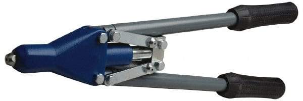 RivetKing - Straight Head Hand Riveter - 1/8 to 3/16" Rivet Capacity, 17-1/2" OAL - Strong Tooling