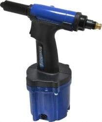 RivetKing - Up to 3/16" Capacity, Air Riveting Hammer - 5/8" Long Stroke, 1/4" Inlet - Strong Tooling