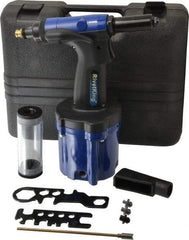 RivetKing - Up to 3/16" Capacity, Air Riveting Hammer - 5/8" Long Stroke, 1/4" Inlet - Strong Tooling