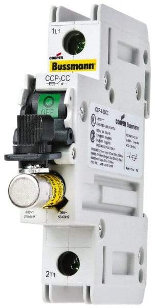 Cooper Bussmann - 1 Phase, 80VDC, 1 Pole, Open Fused Cam & Disconnect Switch - 1 Wire - Strong Tooling