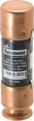 Cooper Bussmann - 125 VDC, 250 VAC, 30 Amp, Time Delay General Purpose Fuse - Fuse Holder Mount, 50.8mm OAL, 20 at DC, 200 (RMS) kA Rating, 14.3mm Diam - Strong Tooling