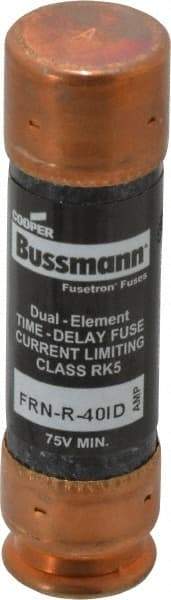 Cooper Bussmann - 125 VDC, 250 VAC, 40 Amp, Time Delay General Purpose Fuse - Fuse Holder Mount, 76.2mm OAL, 20 at DC, 200 (RMS) kA Rating, 20.6mm Diam - Strong Tooling