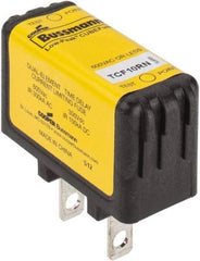 Cooper Bussmann - 300 VDC & 600 VAC, 10 Amp, Time Delay General Purpose Fuse - Plug-in Mount, 47.75mm OAL, 100 at DC, 200 (CSA RMS), 300 (UL RMS) kA Rating - Strong Tooling