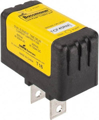 Cooper Bussmann - 300 VDC, 600 VAC, 45 Amp, Time Delay General Purpose Fuse - Plug-in Mount, 54.1mm OAL, 100 at DC, 200 (CSA RMS), 300 (UL RMS) kA Rating - Strong Tooling