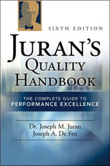 McGraw-Hill - Juran's Quality Handbook: The Complete Guide to Performance Excellence Publication, 6th Edition - by J.M. Juran & Joseph Defeo, McGraw-Hill, 2010 - Strong Tooling