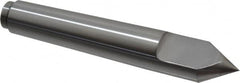 Riten - 1.078" Head Diam, Carbide-Tipped Steel Standard Point Half Dead Center - B&S 9 Brown & Sharpe Taper, 1.078" Point Diam, 6-1/2" OAL - Strong Tooling